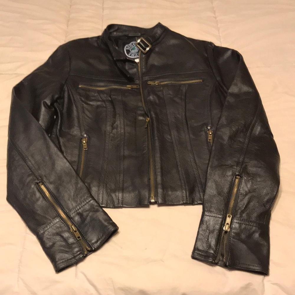 Brooklyn Swagg - leather bomber